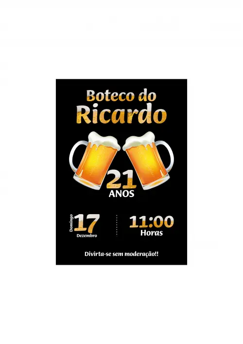 Convite Digital Boteco