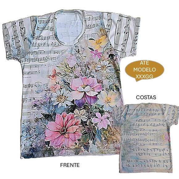 Blusa Feminina Tshirt do P ao Plus Size