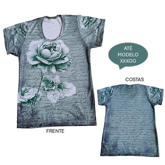 Blusa Feminina Tshirt do P ao Plus Size