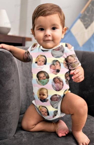 Body com Fotos até 12 Meses