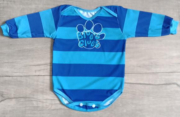 Body Pistas de Blue até 12 Meses