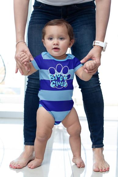 Body Pistas de Blue até 12 Meses