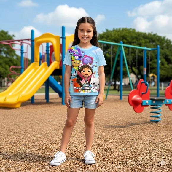 Camiseta Casa Mágica da Gabby