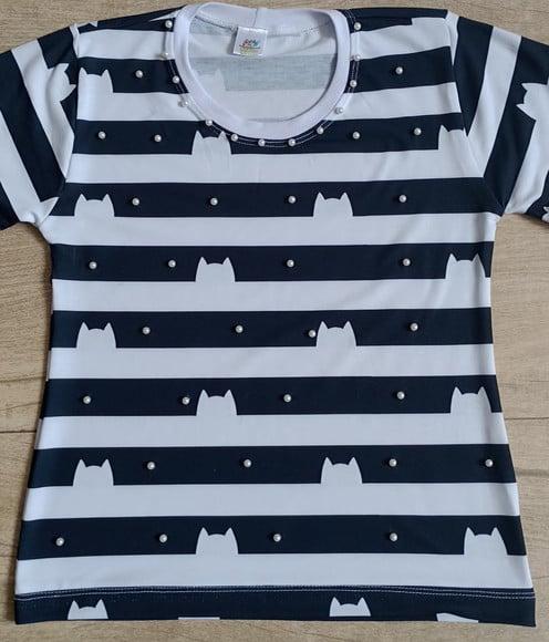 Camiseta Casa Mágica da Gabby com Strass e Pérolas