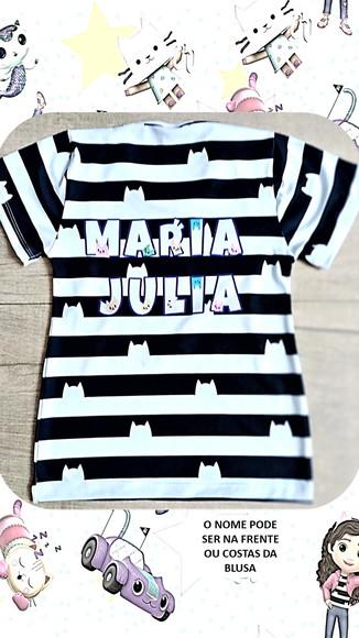 Camiseta Casa Mágica da Gabby com Strass e Pérolas