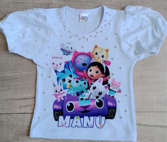 Camiseta Casa Mágica da Gabby Strass e Pérolas