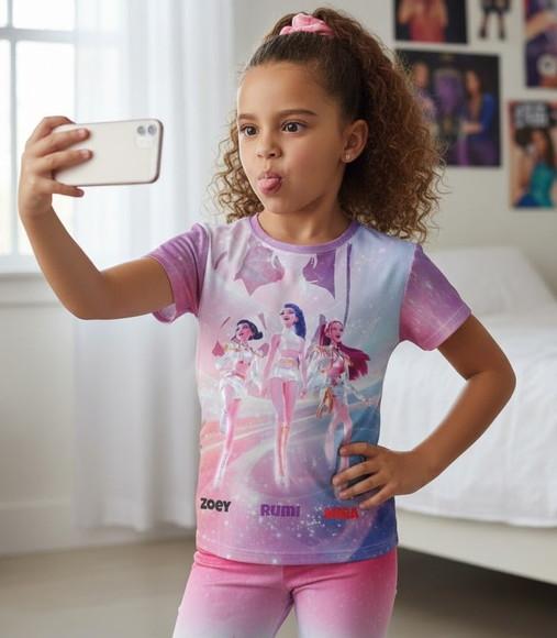 Camiseta Guerreiras do Kpop