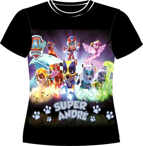 Camiseta Patrulha Canina Infantil até o 12