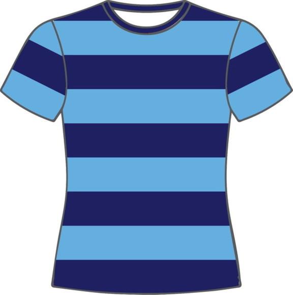 Camiseta Pistas de Blue do 1 ao 12 Manga Longa ou Curta