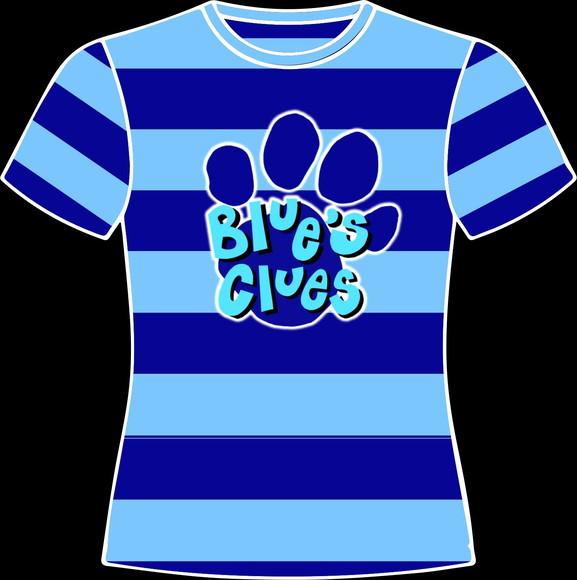 Camiseta Pistas de Blue do 1 ao 12 Manga Longa ou Curta