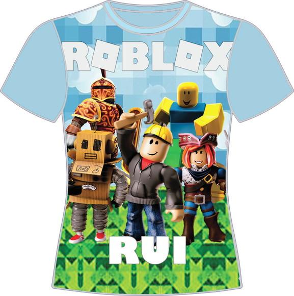 Camiseta Roblox Manga Curta ou Longa
