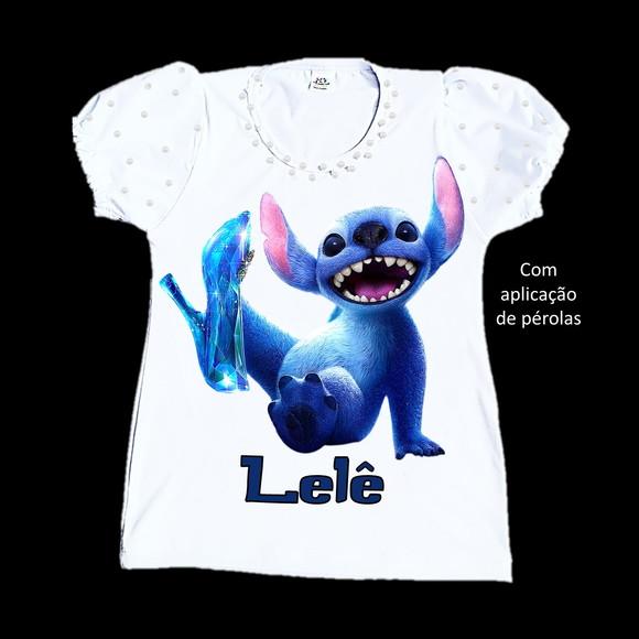 Camiseta Stitch o Filme Valor do 2 ao 12