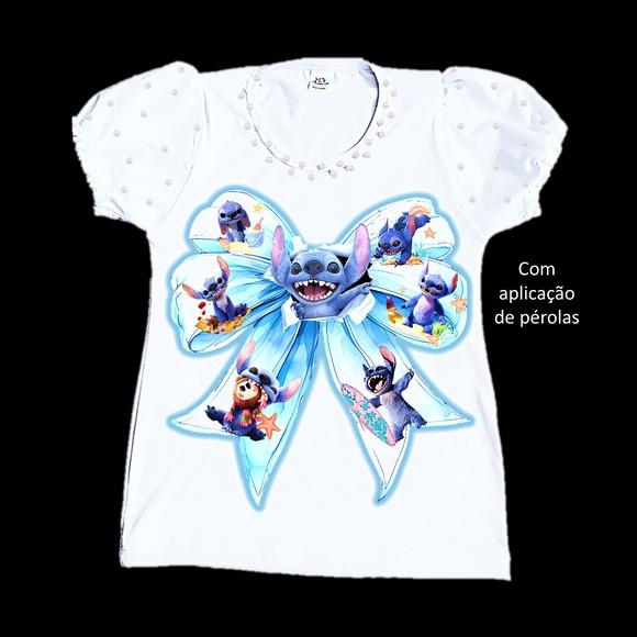 Camiseta Stitch o Filme Valor do 2 ao 12