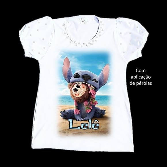 Camiseta Stitch o Filme Valor do 2 ao 12