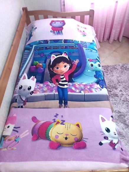 Manta Personalizada Cobertor Casa Magica da Gabby