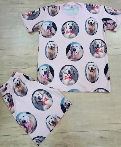 Pijama com Fotos até Plus Size Curto ou Longo