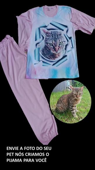 Pijama com Fotos até Plus Size Curto ou Longo
