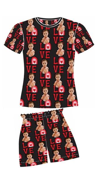 Pijama com Fotos Plus Size Longo Kit 2 Adultos