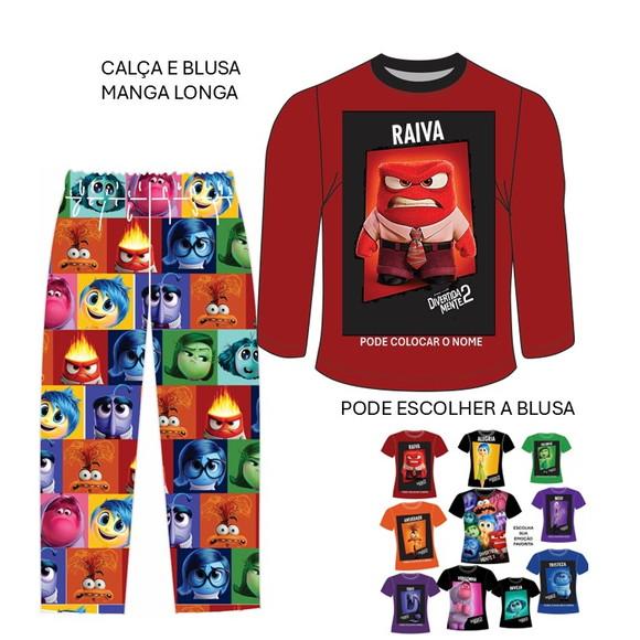 Pijama Divertidamente 2 Valor do 2 ao 12