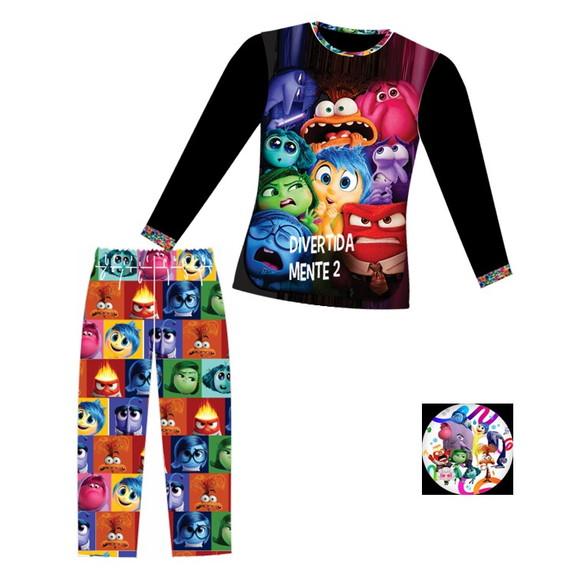 Pijama Divertidamente 2 Valor do 2 ao 12