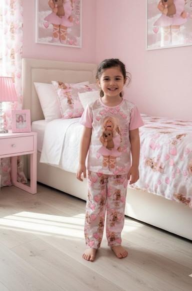 Pijama Roblox Menina Curto ou Longo