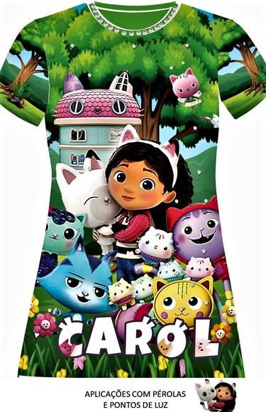 Vestido Casa Mágica da Gabby com Strass e Pérolas