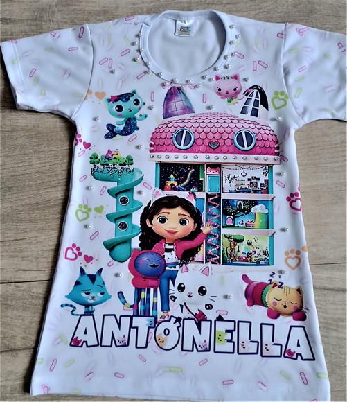 Vestido Casa Mágica da Gabby com Strass e Pérolas