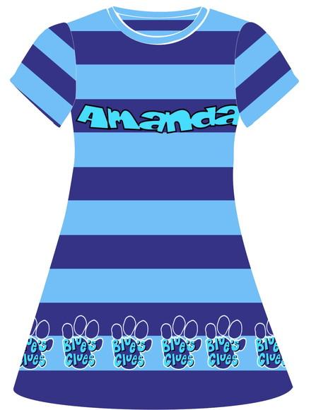 Vestido Pistas de Blue do 1 ao 10