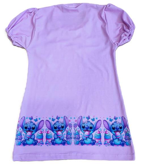 Vestido Stitch com Aplicações em Pérolas Valor do 2 ao 12