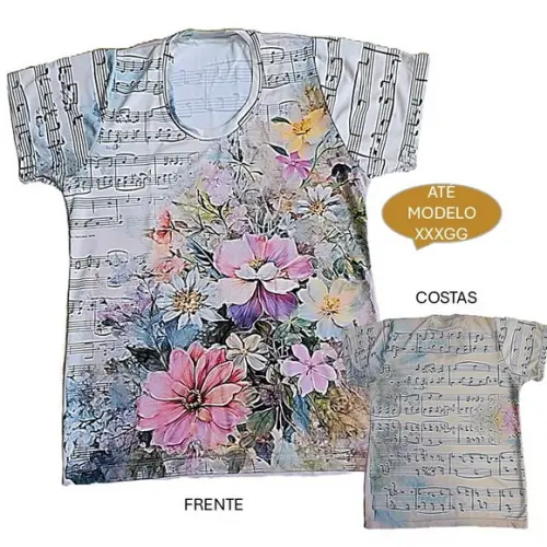 Blusa Feminina Tshirt do P ao Plus Size