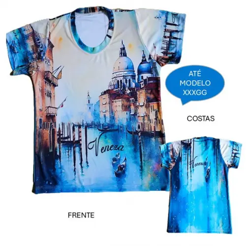Blusa Feminina Tshirt do P ao Plus Size