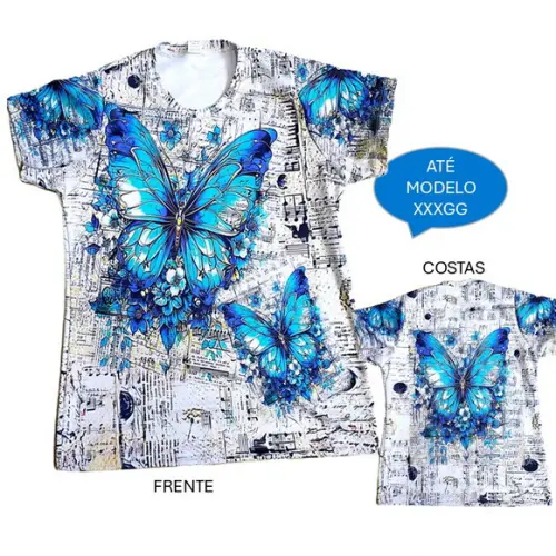 Blusa Feminina Tshirt do P ao Plus Size