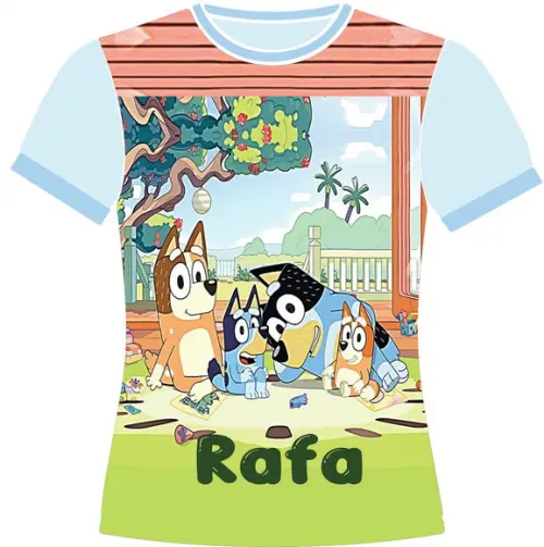 Camiseta Bluey
