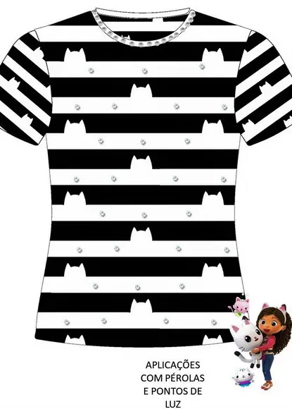 Camiseta Casa Mágica da Gabby Strass e Pérolas
