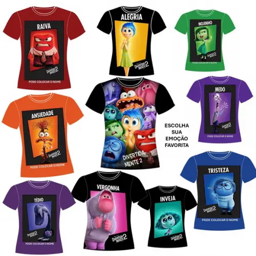 Camiseta Divertidamente 2