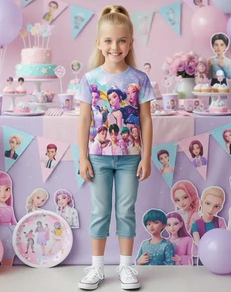 Camiseta Guerreiras do Kpop