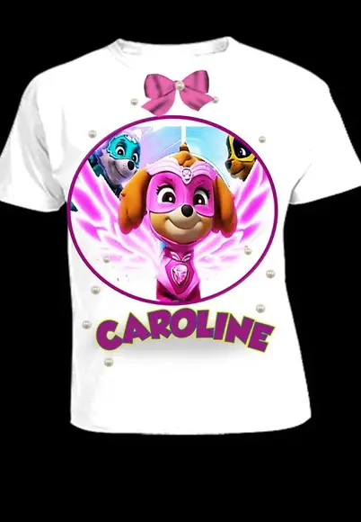 Camiseta Patrulha Canina Infantil até o 12