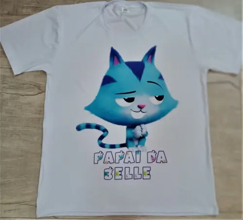 Kit Camiseta Casa Mágica da Gabby com 3 com Strass e Pérolas