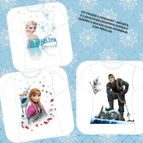 Kit Frozen Luxo com Pérolas