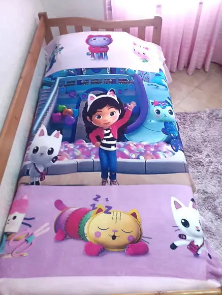 Manta Personalizada Cobertor Casa Magica da Gabby