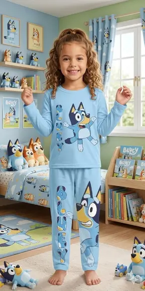 Pijama Bluey ou Bingo