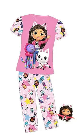 Pijama Casa Magica da Gabby Curto ou Longo