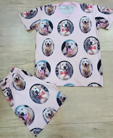 Pijama com Fotos até Plus Size Curto ou Longo