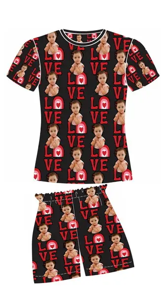 Pijama com Fotos Plus Size Longo Kit 2 Adultos