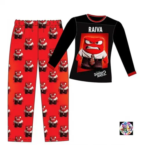 Pijama Divertidamente 2 Valor do 2 ao 12