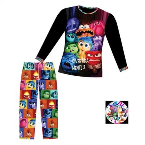 Pijama Divertidamente 2 Valor do 2 ao 12