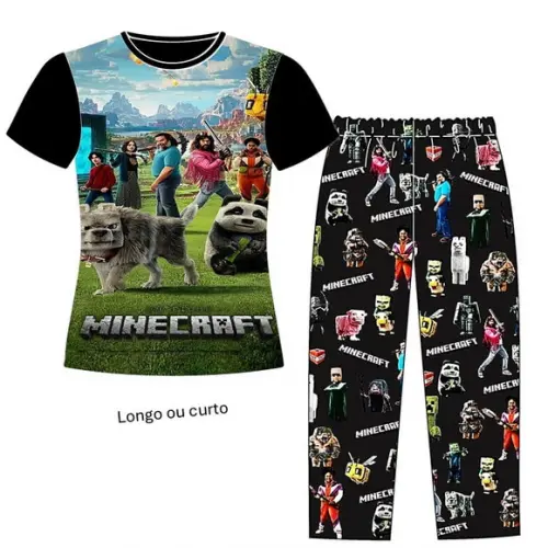 Pijama Minecraft Movie