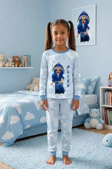 Pijama Roblox Avatar Curto ou Longo