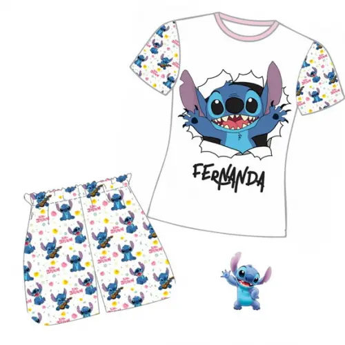 Pijama Stitch Curto Valor do 2 ao 12