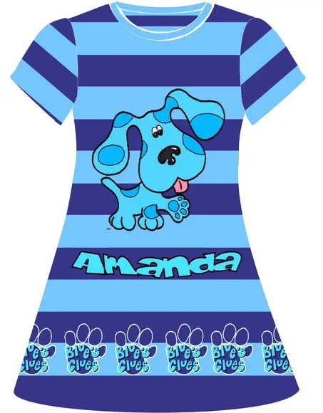 Vestido Pistas de Blue do 1 ao 10